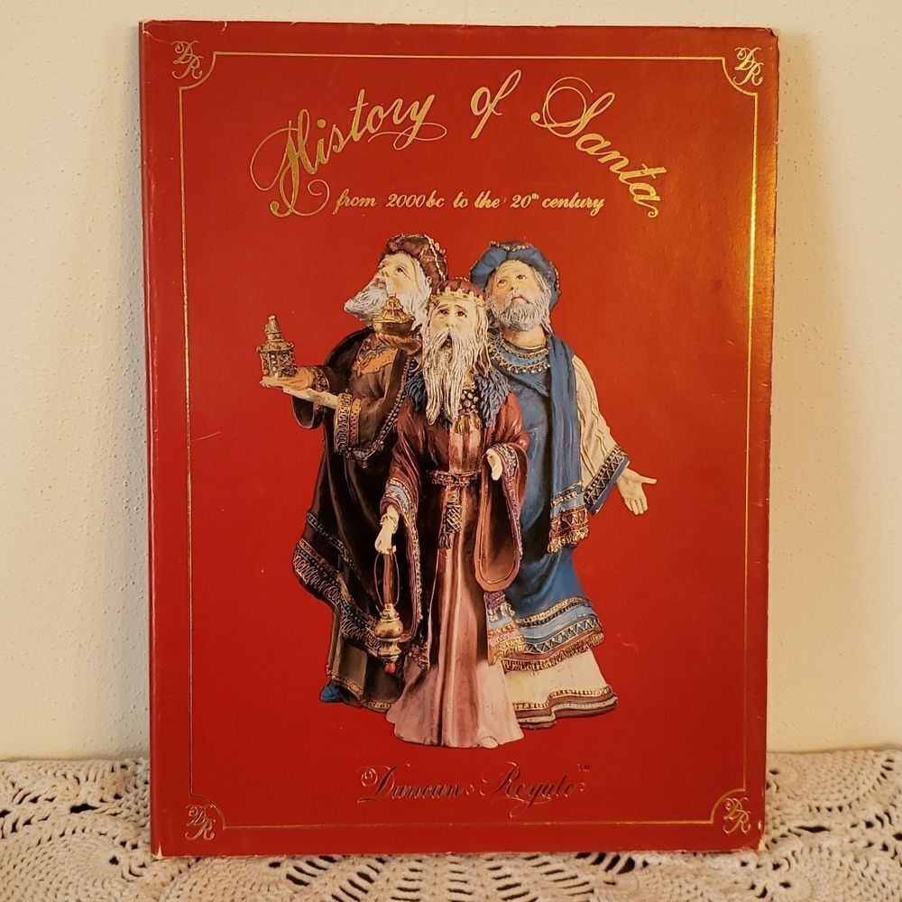 "History of Santa" Vintage Hardcover Book - Duncan Royale (1987)